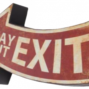 Way Out Exit Sign